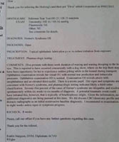 justice for diva opthalmologist report